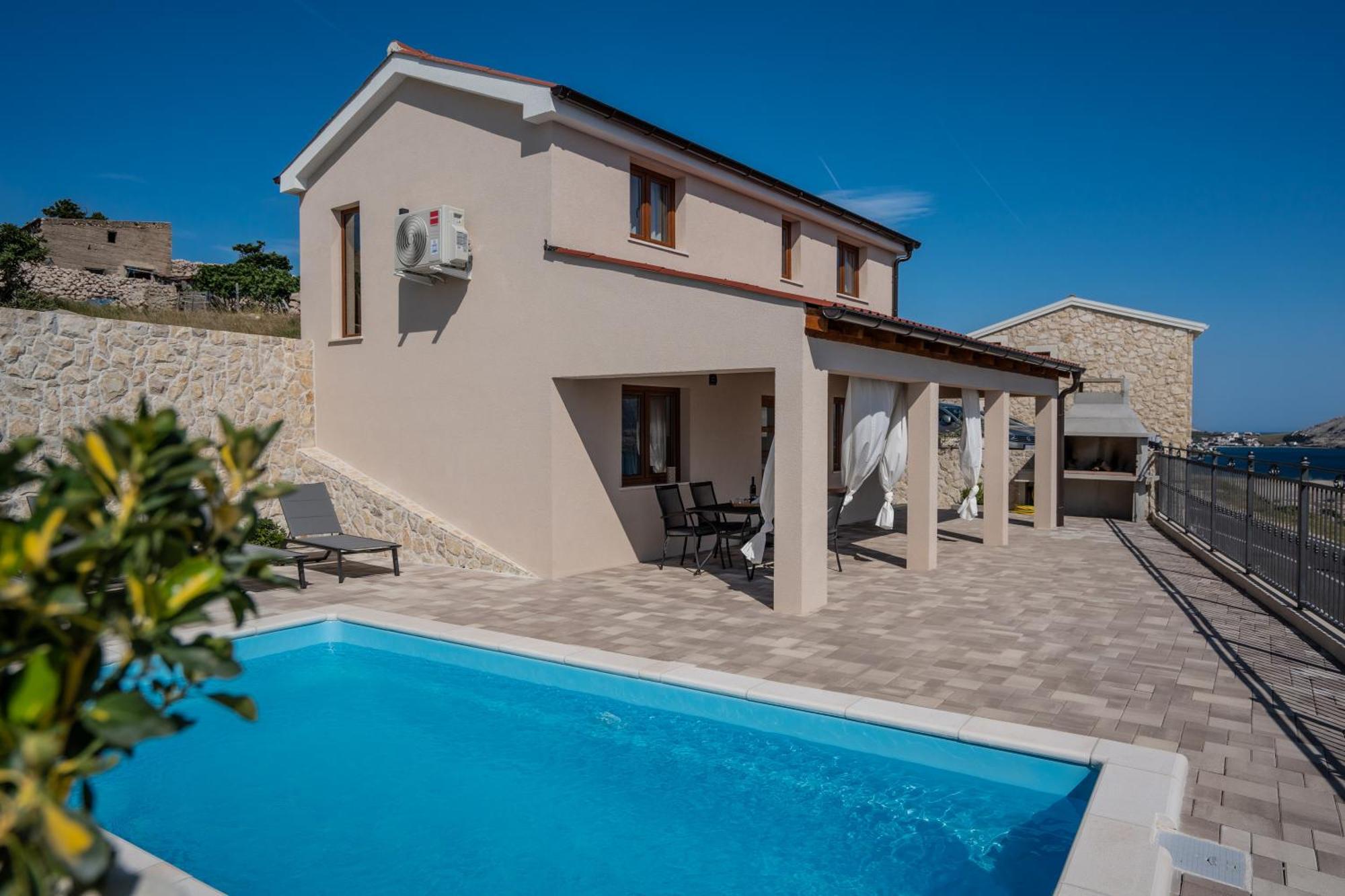 Villa Kamia With Private Heated Pool And Electric Vehicle Adapter Zubovići エクステリア 写真